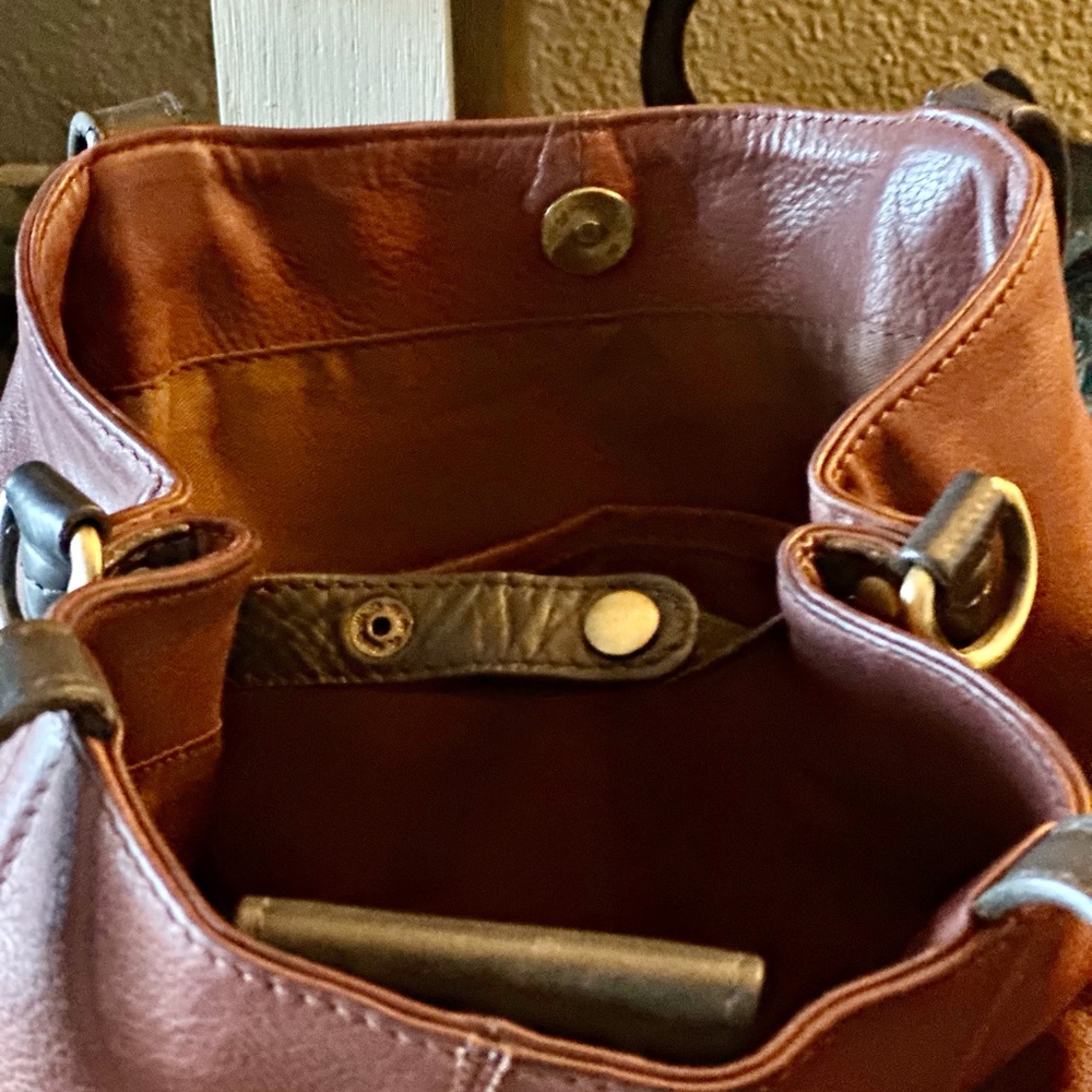 LUCKY BRAND Leather Tote Bag - Picture 2 of 5